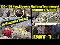 Usama V/S Bilal 150+150 New Pigeons Fighting Tournament |16 Kabooter Pakray/Catching Pigeons DAY-1