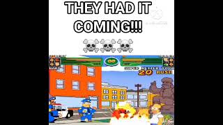 Round 2: Yoshi and Homer Simpson Vs Q*bert and Bart Simpson.