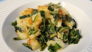 Dandelion Greens And Potatoes  Great Depression Era Recipe  Cheap Meal