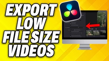 How To Export Low File Size Videos in Davinci Resolve 18 or  Export Videos in a Small Size 2025