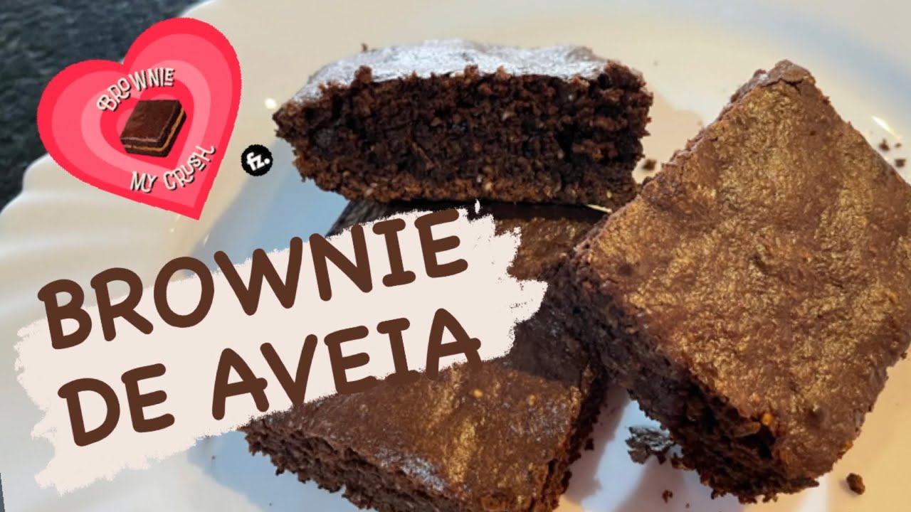 BROWNIE DE AVEIA SAUDÁVEL