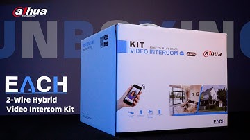 EACH 2-Wire Hybid Video Intercom Kit Unboxing