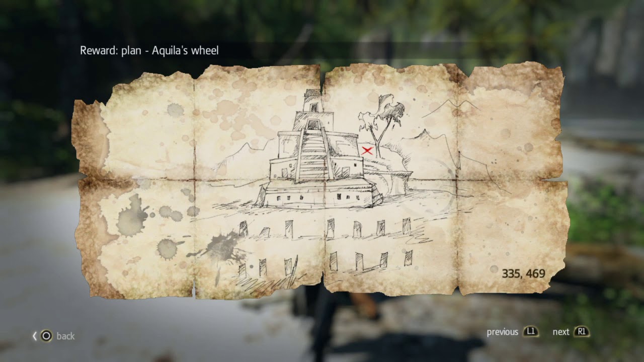 Assassins creed 4 black flag карта сокровищ