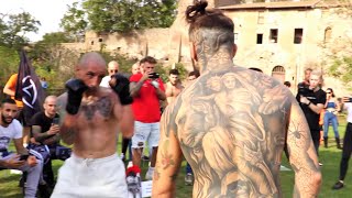 MMA PRO vs BOXING !!! Street fight! Strelka Italia
