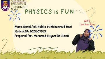 Video Teaching Project SME 550   Physics Form 4 - Chapter 5 (5.2 Damping and Resonance)