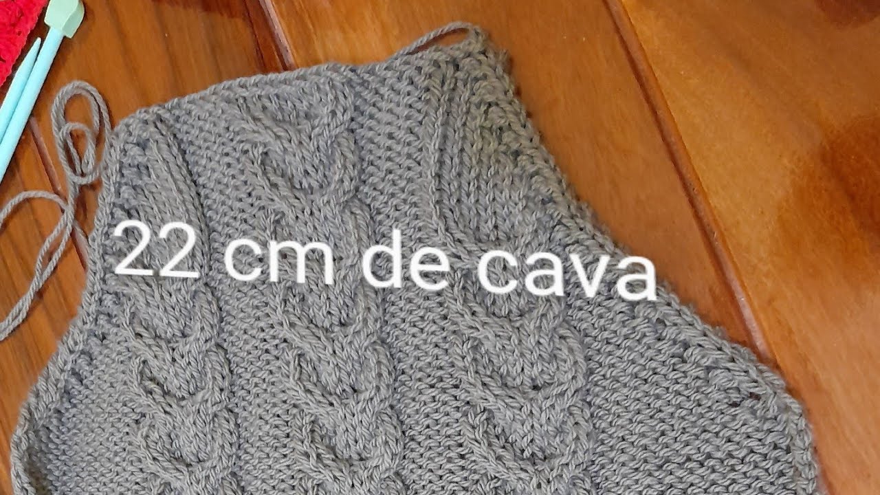 blusa tricô com tranças: cava raglã