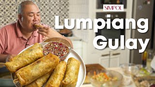 Lumpiang Gulay Recipe that you can use to start your food business! | Chef Tatung