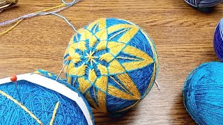 Another Temari Stitching