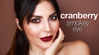 Cranberry Smokey Eye Makeup Tutorial | Sona Gasparian