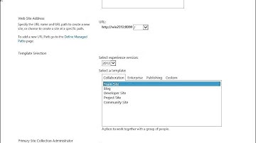 01 How to Create Web Application and Site Collection in SharePoint 2013