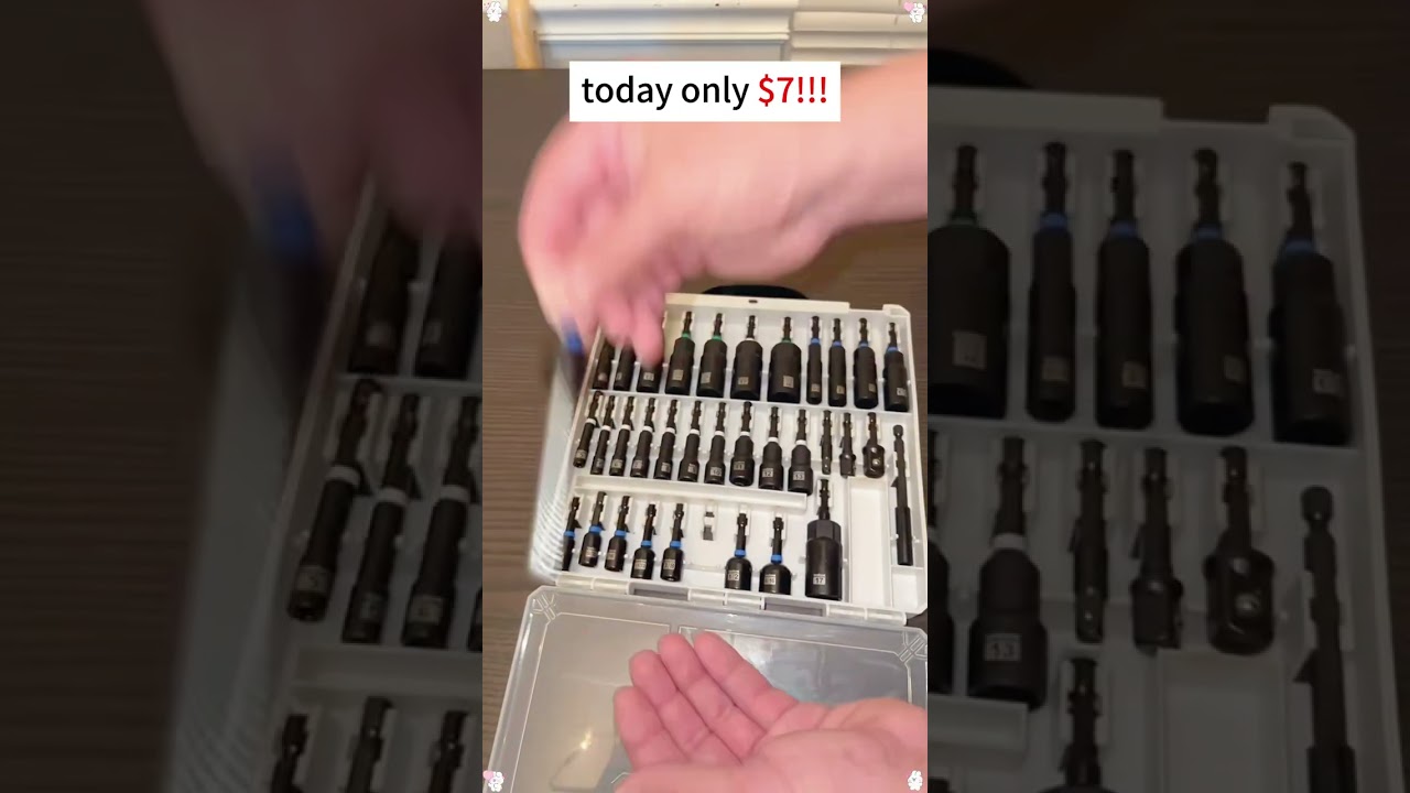 Precision diy tool upgrade with magnetic nut driver set 