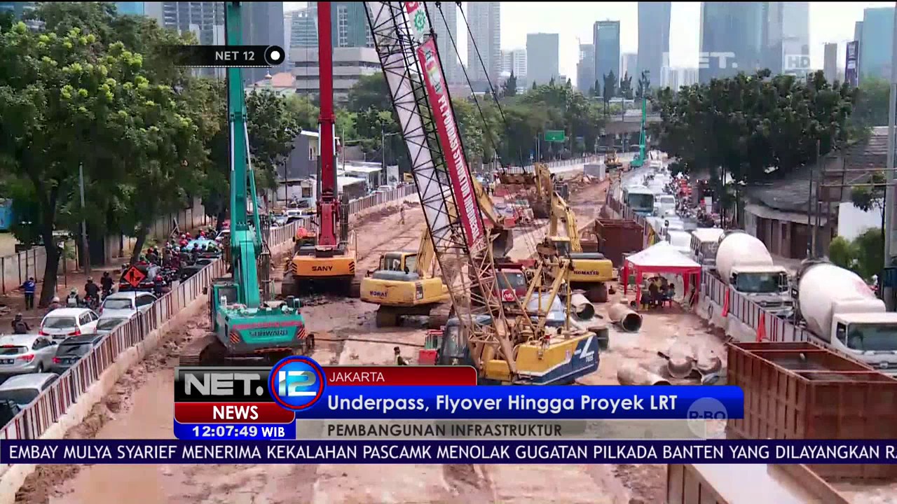 Live Report Kemacetan Akibat Proyek Pembangunan Underpass di Perempatan
