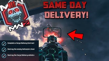 MWZ "SAME DAY DELIVERY" DESTROY ENEMY HELICOPTER CHASING THE CARGO DELIVERY VEHICLE! CHEAT GUIDE MW3