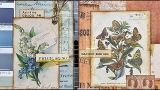Junk Journal September Bite Size Crafting 26th @MissPaintalot