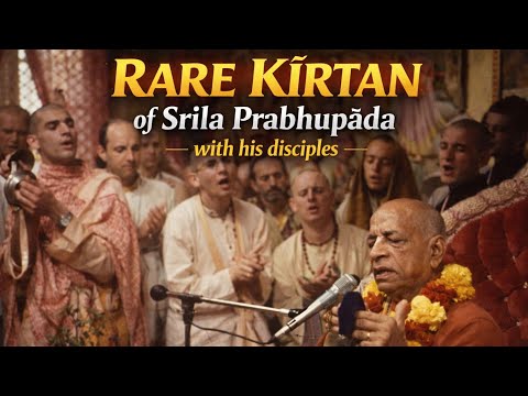 Rare Kīrtan of Śrīla Prabhupāda | Transcendental Hare Kṛṣṇa Chanting with Disciples 