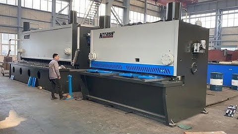 BEST Guillotine Shear in the world!QC11K-30X3200 Hydraulic Guillotine Shears with DAC362T System