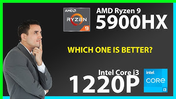 AMD Ryzen 9 5900HX vs INTEL Core i3 1220P Technical Comparison