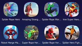 Spider Rope Hero, Amazing Strange Rope Police, Spider Rope Warriors, Iron Super Hero Spider... screenshot 5