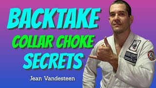 BJJ Backtake to collar choke! THIS IS HOW to get the back like a PRO and get the choke every time!😱