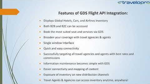 GDS Flight API Integration