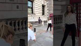 The best place to take pictures with phone booth in London #shorts #London #youtubeshorts