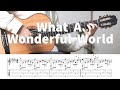 Louis Armstrong - What A Wonderful World｜TAB