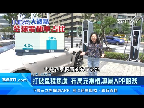 電動車充電5分鐘跑100公里！保時捷找裕隆「裕電能源」開發專屬App｜上班出遊都靠它！充電樁打造電動車生活圈｜iNEWS大觀點｜訂閱@money_setn看更多 財經新聞