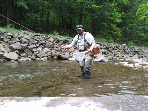 Fly Fishing with a Poaching Stick aka Sabbath Stick 16 Foot Concealable ...
