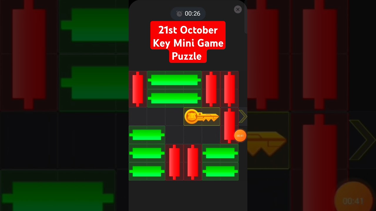 Hamster Kombat Daily Mini Game। Mini Game Puzzle। 21st October puzzle solved Today Mini Game Puzzle