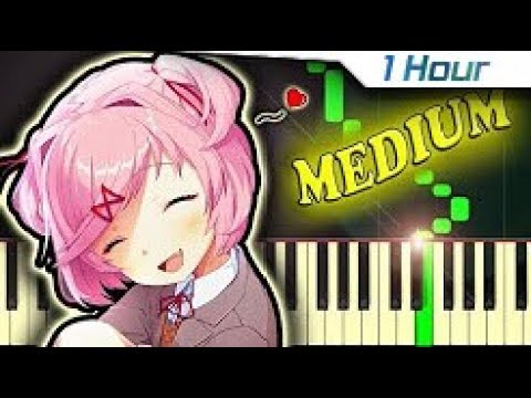 1 Hour Doki Doki Literature Club Your Reality Piano Tutorial Youtube - ddlc your reality on roblox piano youtube