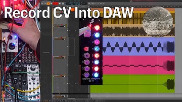 Recording CV Into DAW With The ES-8