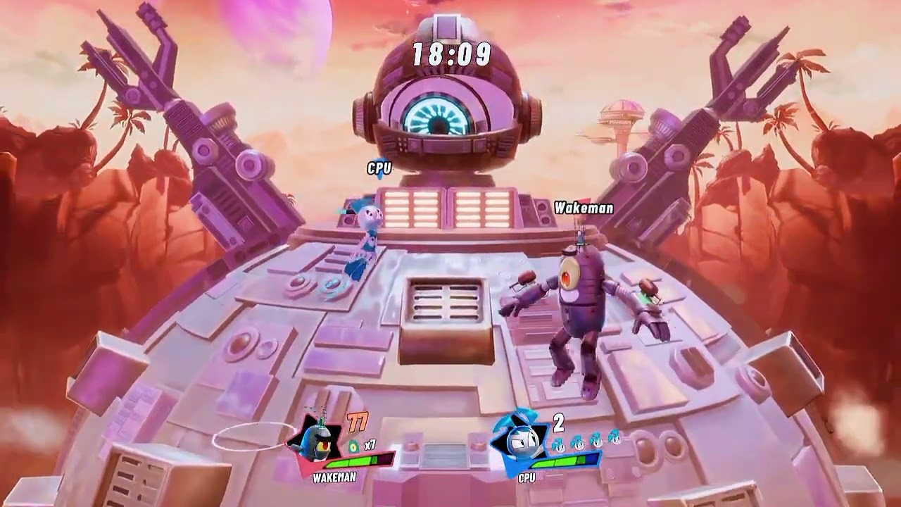 Nickelodeon All Star Brawl 2 Round 8 Technodrome TakeDown 💥💥💥