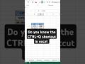 Do You Know the Ctrl Q Shortcut in Excel? | excel #shorts #excel