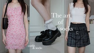 socks outfits🧦  how to match clothes with socks*