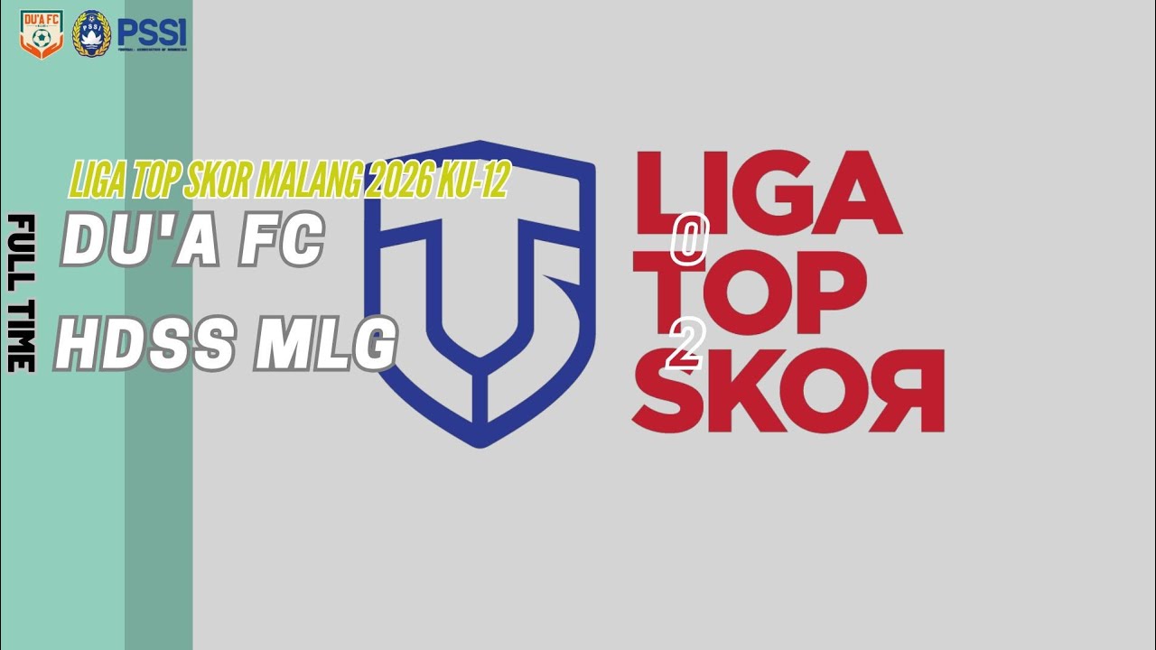LIGA TOP SKOR MALANG 2026 KU-12 : DU'A FC VS HDSS MLG | 25 JANUARI 2026 LAPANGAN BRIMOB MALANG