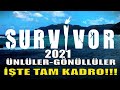 SURVİVOR 2021 TAM KADRO