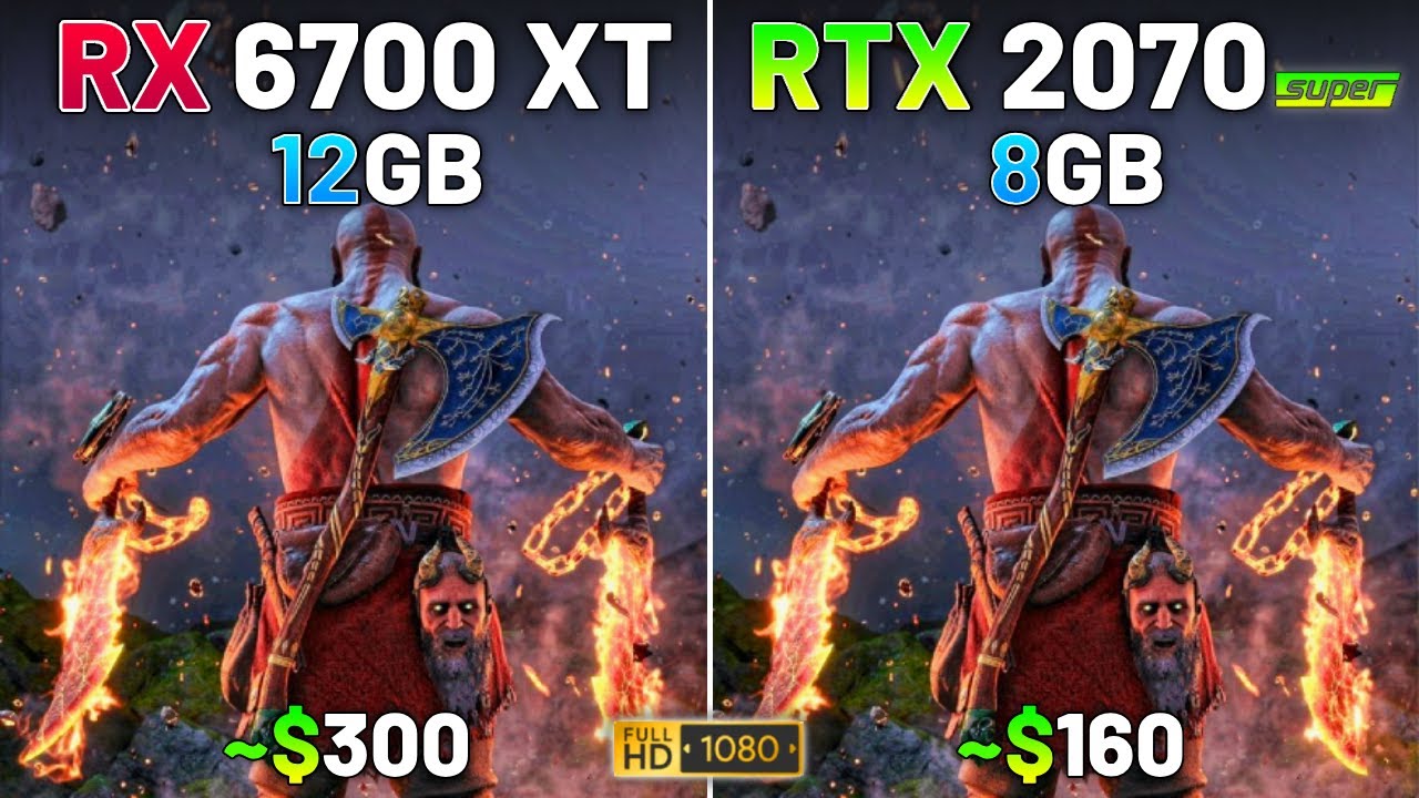 RX 6700 XT vs RTX 2070 SUPER | Test in 15 Games | 1080p - YouTube
