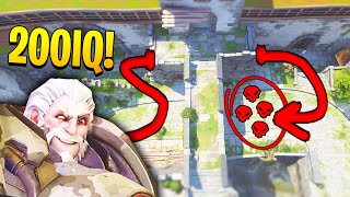 *OP* 200IQ Reinhardt FLANK trick..! - Mind-blowing plays & OP Clips - Overwatch Moments Montage #261
