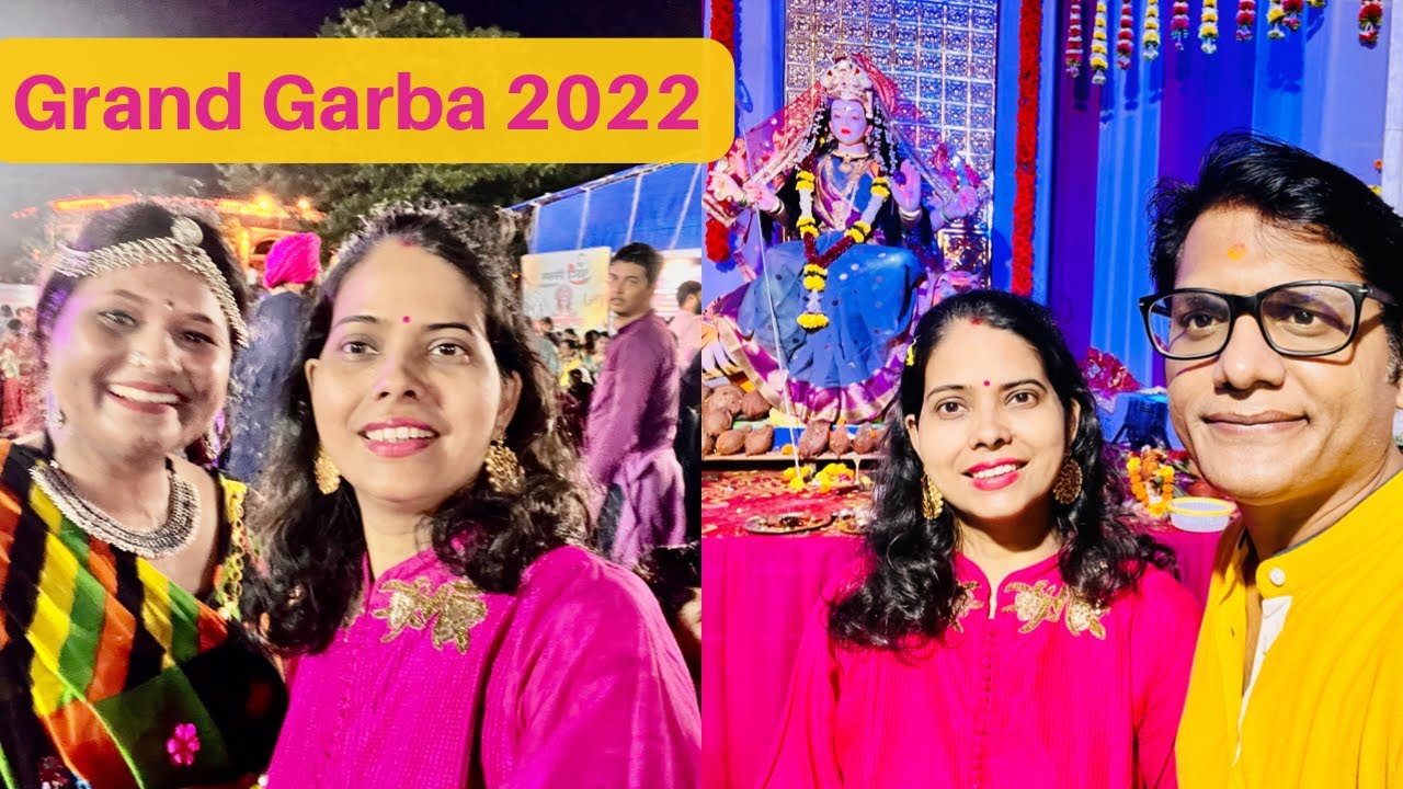 Grand Garba 2022  || Navaratri  Celebration || Kharghar Utsav Chowk || Navi Mumbai