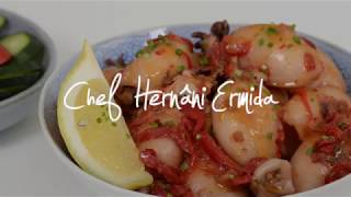 Chocos Brasmar na frigideira - Receita Chef Hernâni Ermida