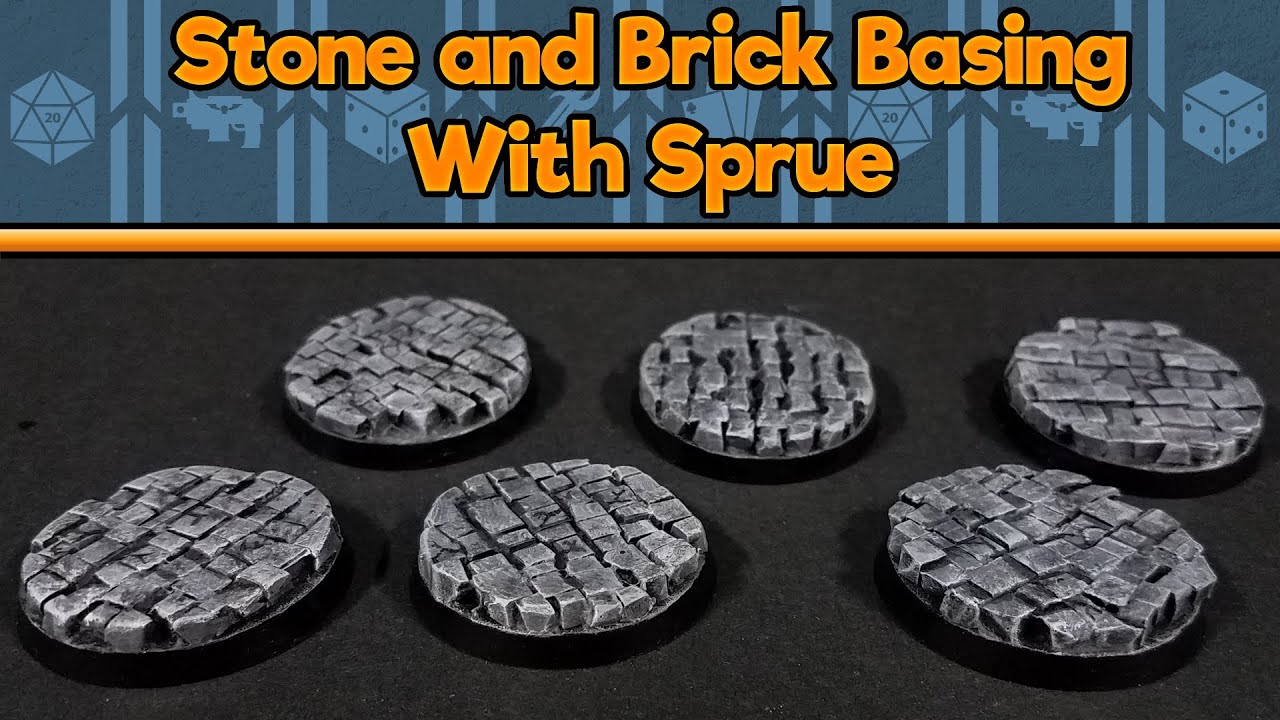 Brick & Stone Bases with Sprue