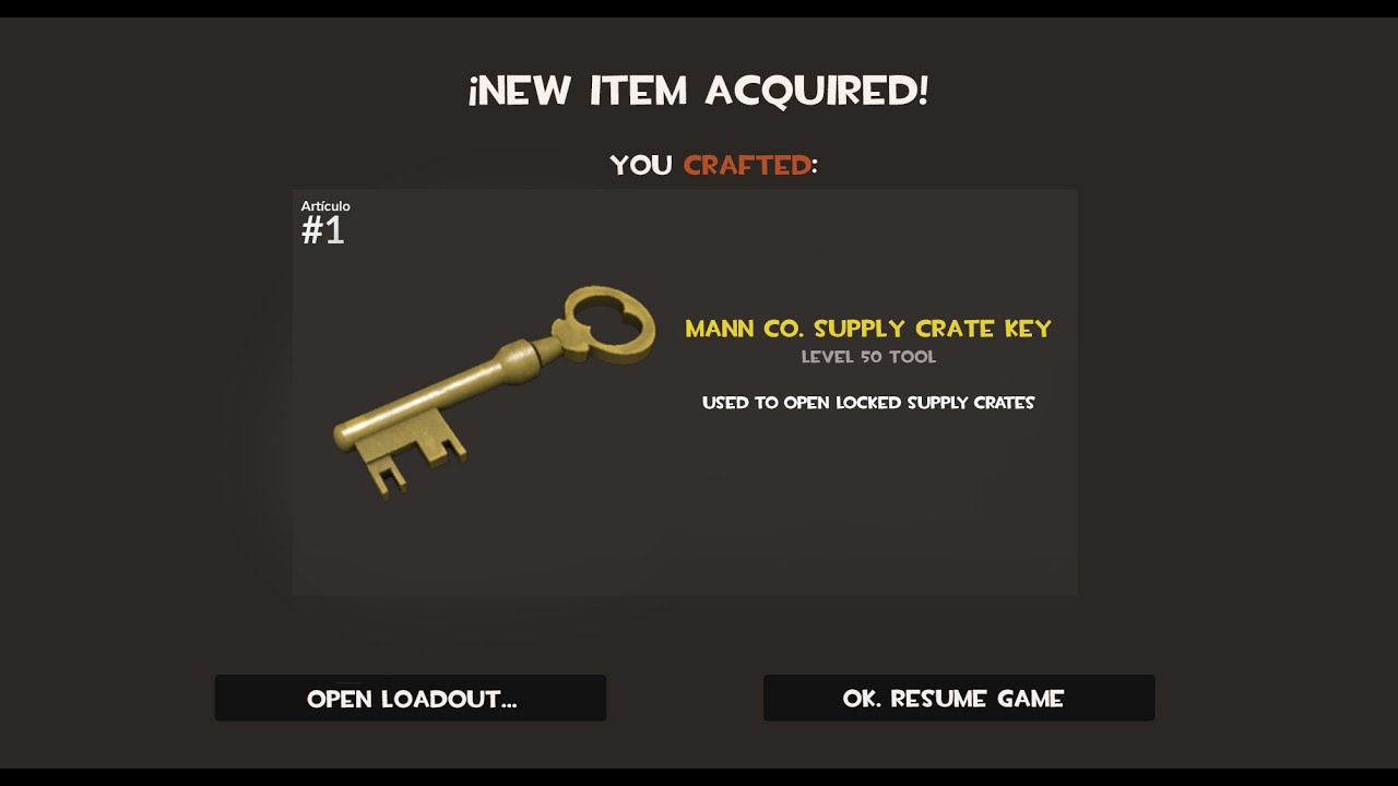 How To Craft A Mann Co Supply Crate Key In Tf2 - tf2 jarate free roblox