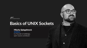 Basics of UNIX Sockets - Screencast by Mischa Spiegelmock