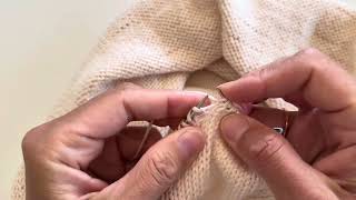 Preparation Double Knitting hem