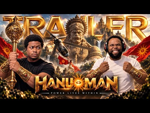 HANU-MAN Official Trailer Reaction | WE WERE NOT READY FOR THIS! 😳🔥