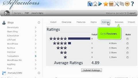 How to install a script using Softaculous