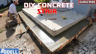 How to Pour a Concrete Step