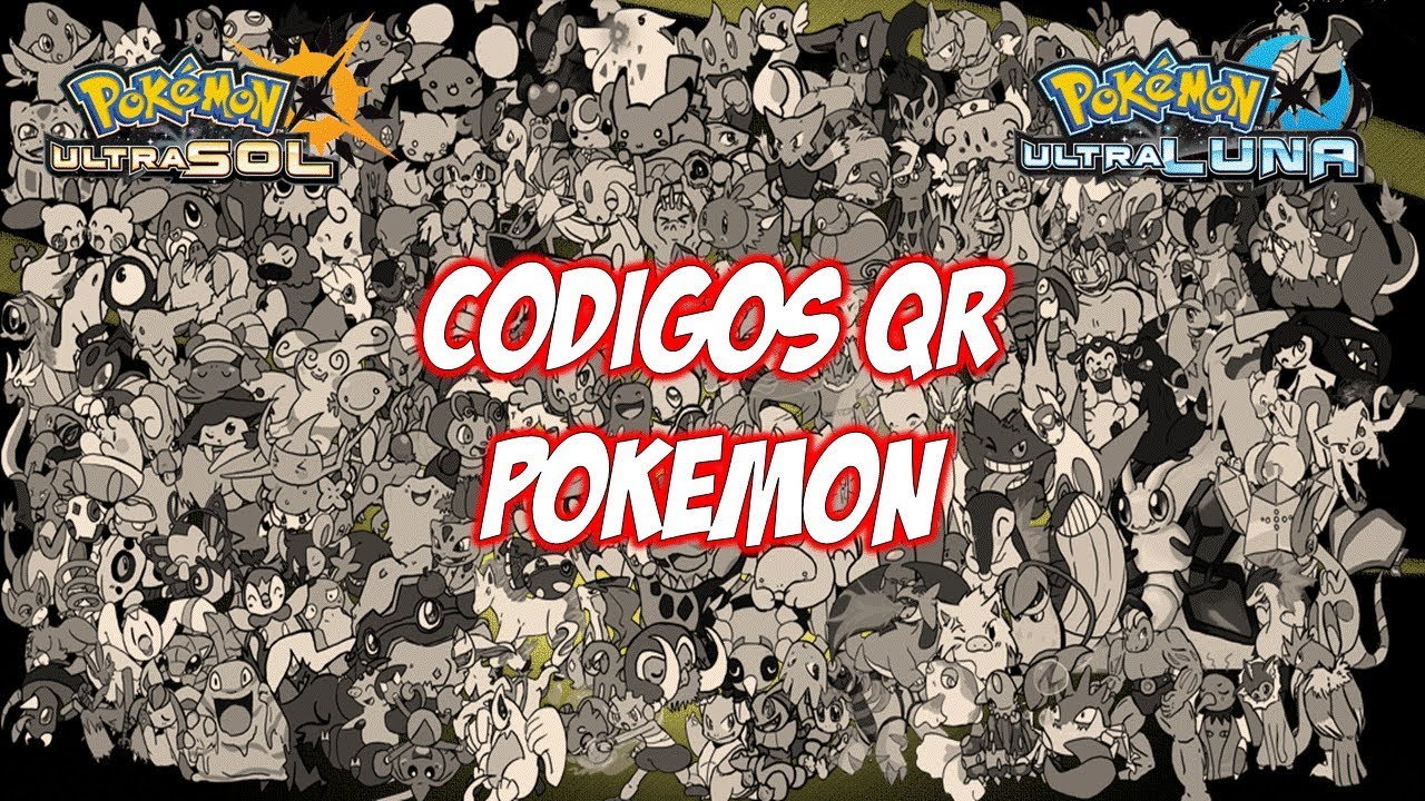 Codigos QR de Pokemon Ultra Sol y Ultra Luna - YouTube