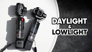 DAYLIGHT & LOWLIGHT - DJI Osmo Pocket 4P vs. Insta360 Luna Ultra
