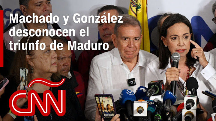 Palabras de María Corina Machado y Edmundo González tras los resultados | Elecciones en Venezuela